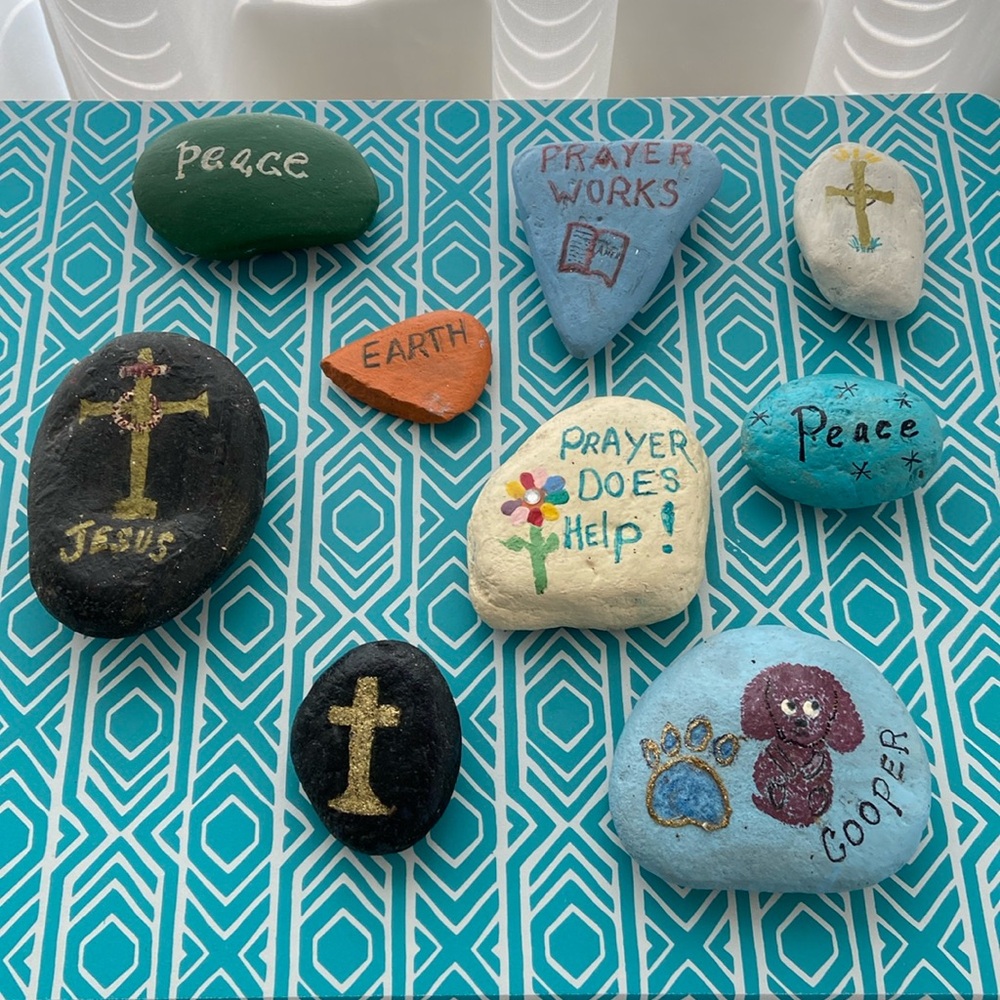 Hand painted stones!